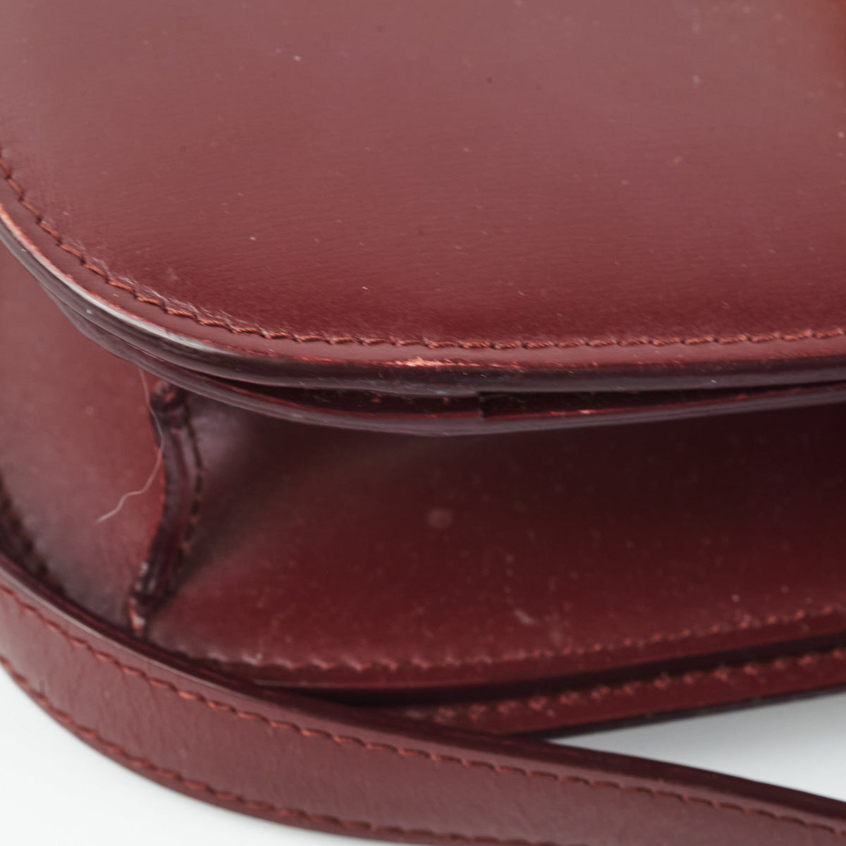 Celine Box Medium Burgundy - photo 11