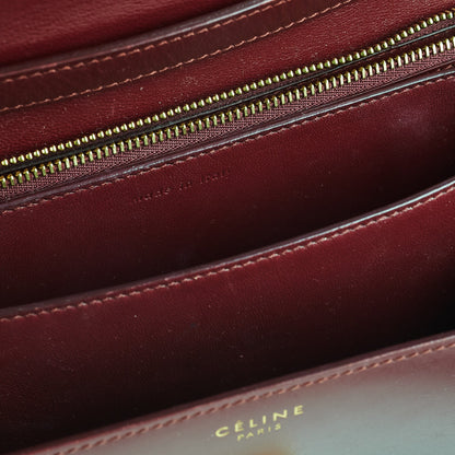 Celine Box Medium Burgundy - photo 8