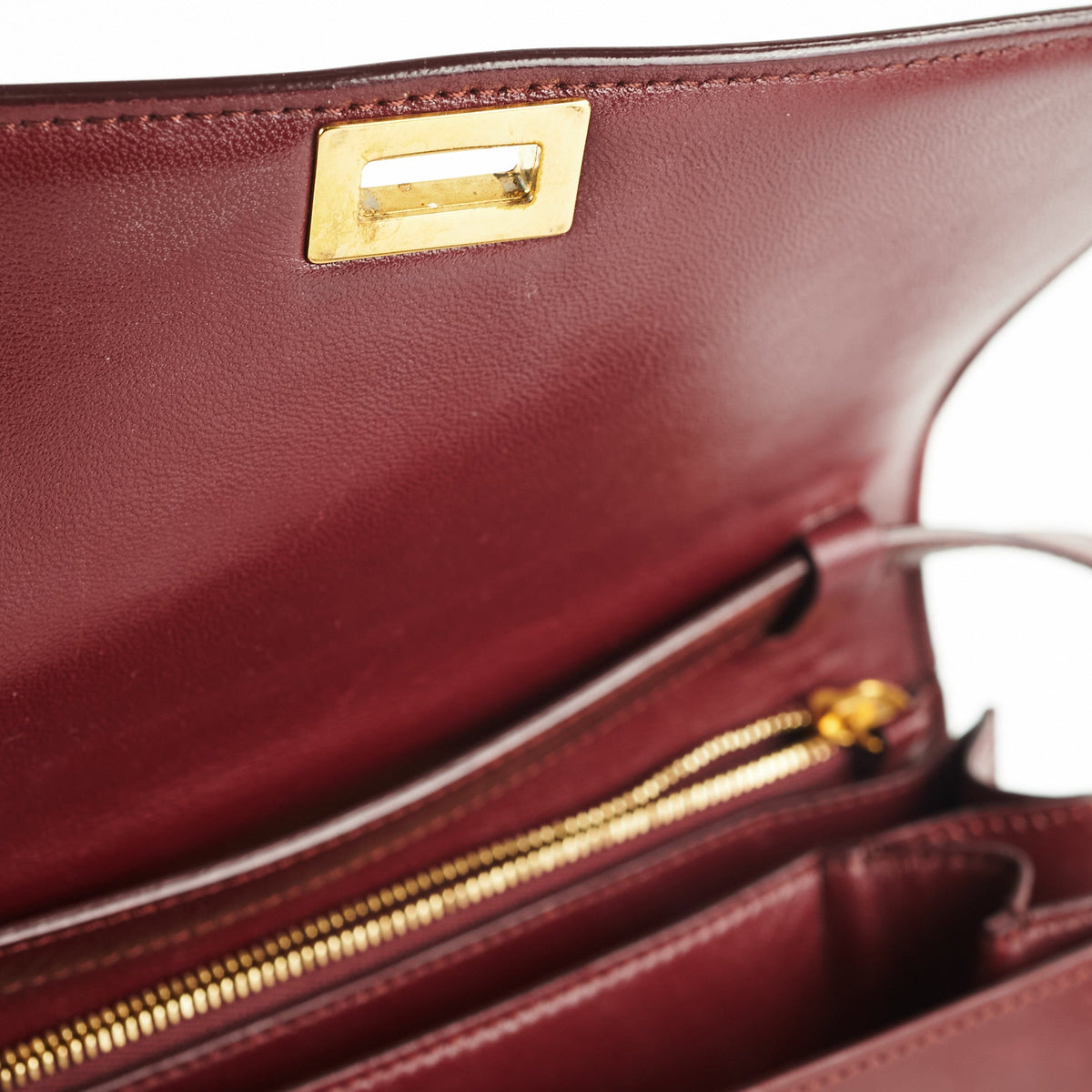 Celine Box Medium Burgundy - photo 6