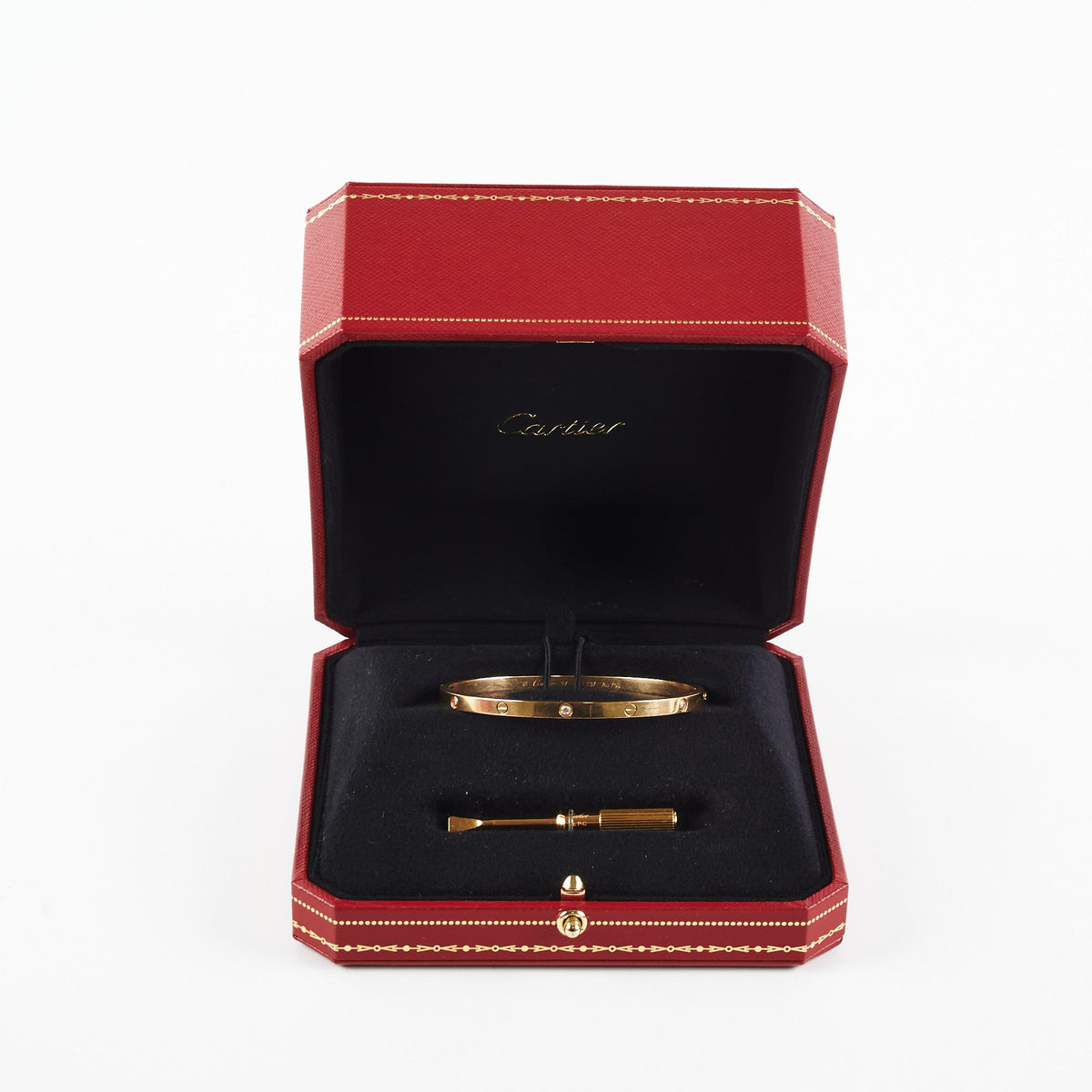 Cartier SM Love Bangle with 6 Diamonds Yellow Gold 17 - photo 2