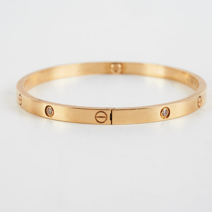 Cartier SM Love Bangle with 6 Diamonds Yellow Gold 17 - photo 3
