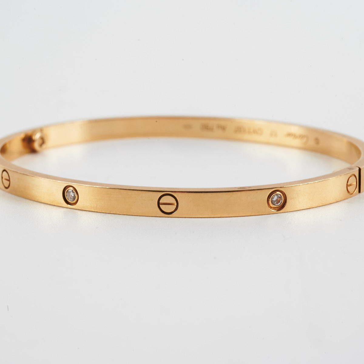 Cartier SM Love Bangle with 6 Diamonds Yellow Gold 17 - photo 4