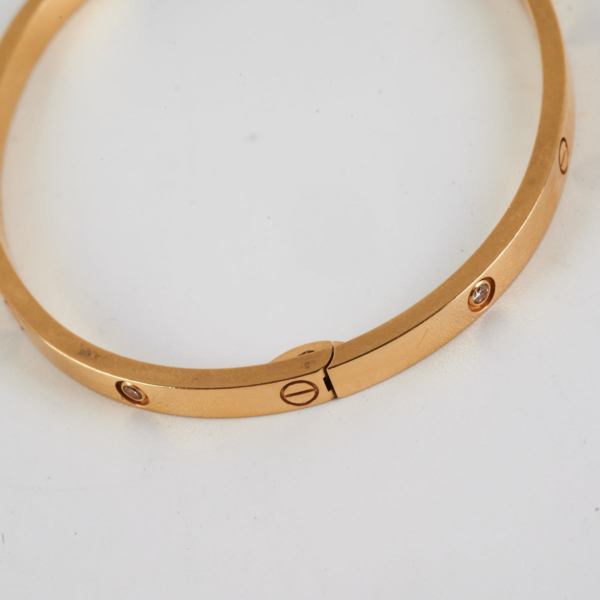 Cartier SM Love Bangle with 6 Diamonds Yellow Gold 17 - photo 6