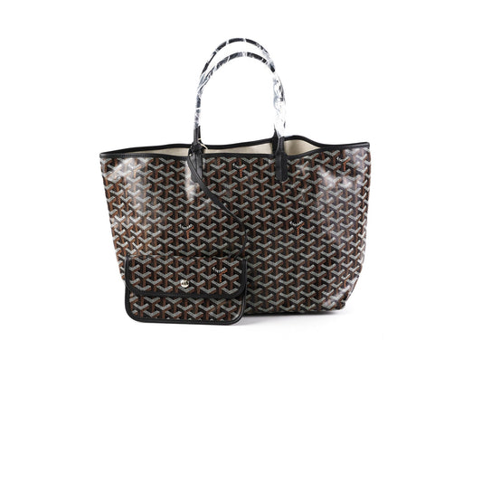 Goyard Saint Louis PM Tote Bag Black with Clip - photo 1