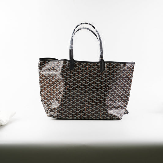 Goyard Saint Louis PM Tote Bag Black with Clip - photo 2