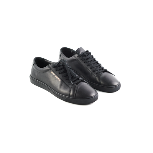 Saint Laurent Leather Sneakers Black 41 - photo 1