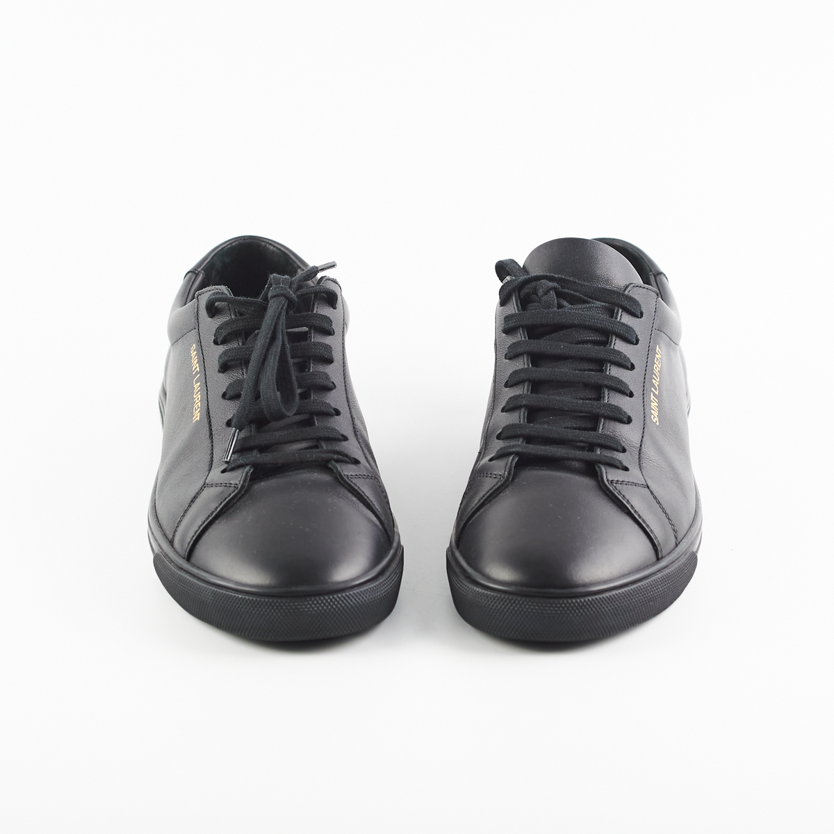 Saint Laurent Leather Sneakers Black 41 - photo 2