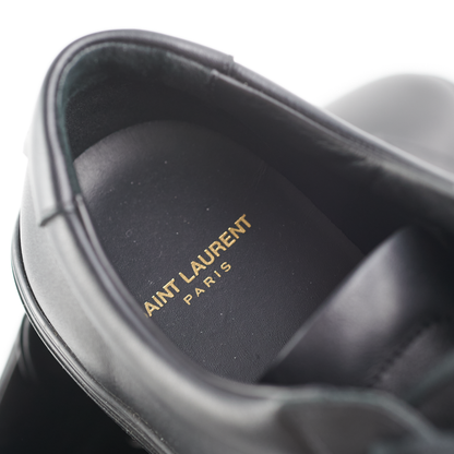 Saint Laurent Leather Sneakers Black 41 - photo 8
