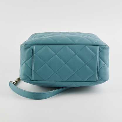 ITEM 16 - Chanel Drawstring Bucket Bag Light Blue - photo 4