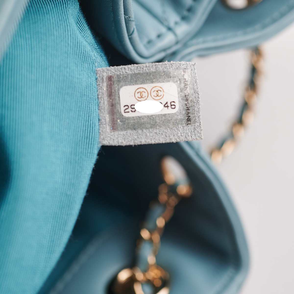 ITEM 16 - Chanel Drawstring Bucket Bag Light Blue - photo 6