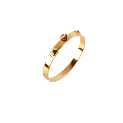 Hermes Collier De Chien Bangle Yellow Gold (Size SH) - photo 1