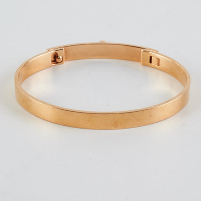 Hermes Collier De Chien Bangle Yellow Gold (Size SH) - photo 4