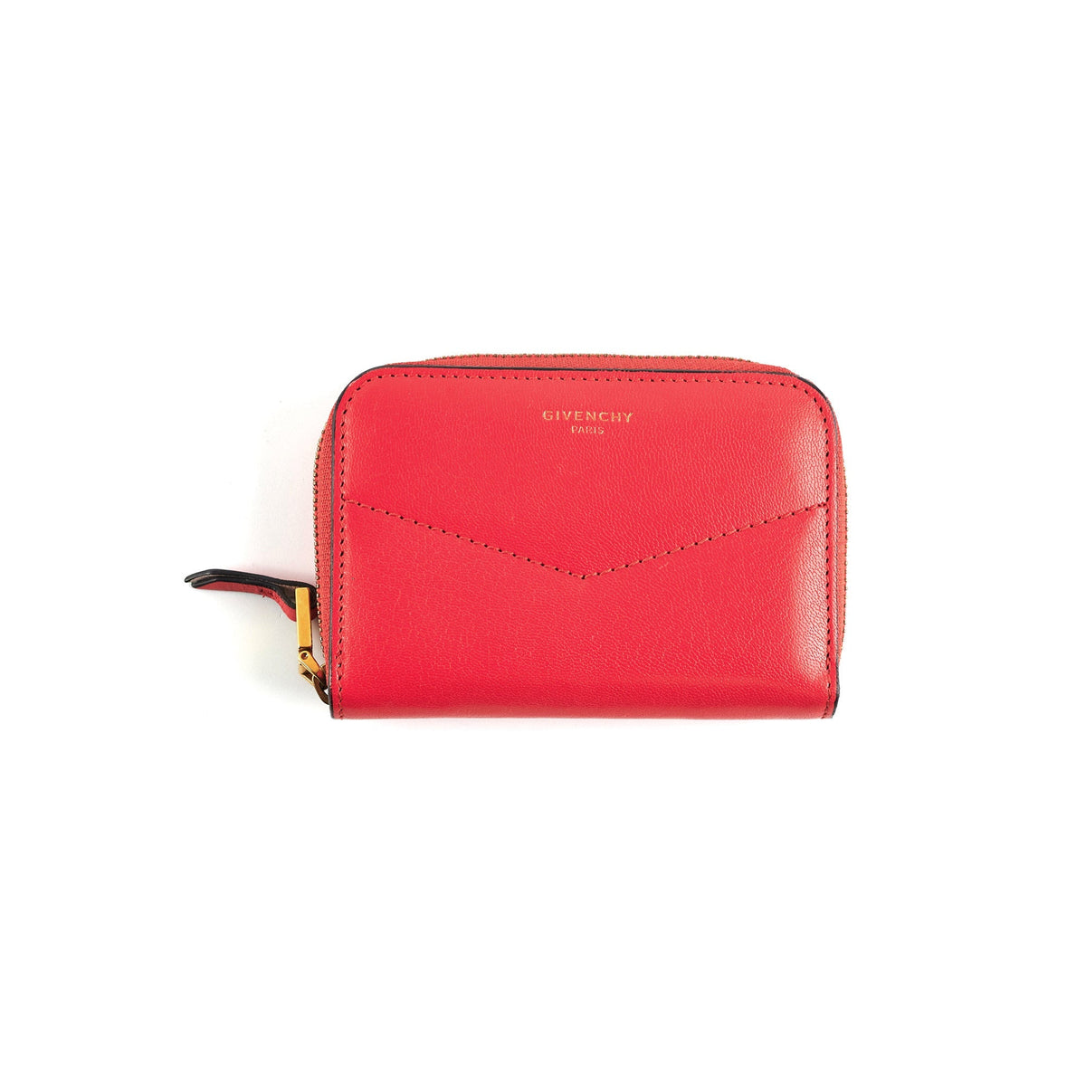 Givenchy Zippy Compact Wallet Red - photo 1