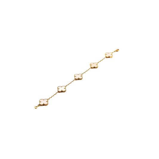 Van Cleef & Arpels VCA 5 Motif Mother of Pearl Bracelet - photo 1