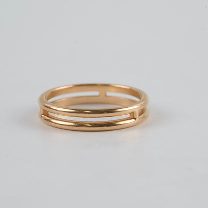 Hermes Ariane Wedding Band Ring Size 52 - photo 4