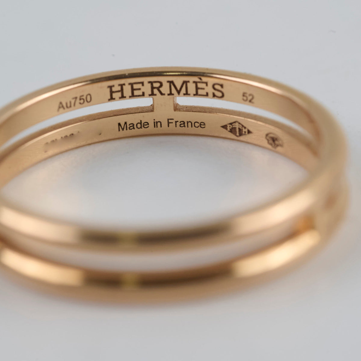 Hermes Ariane Wedding Band Ring Size 52 - photo 5