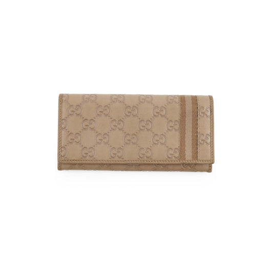 Gucci GG Supreme Leather Long Wallet Brown - photo 1
