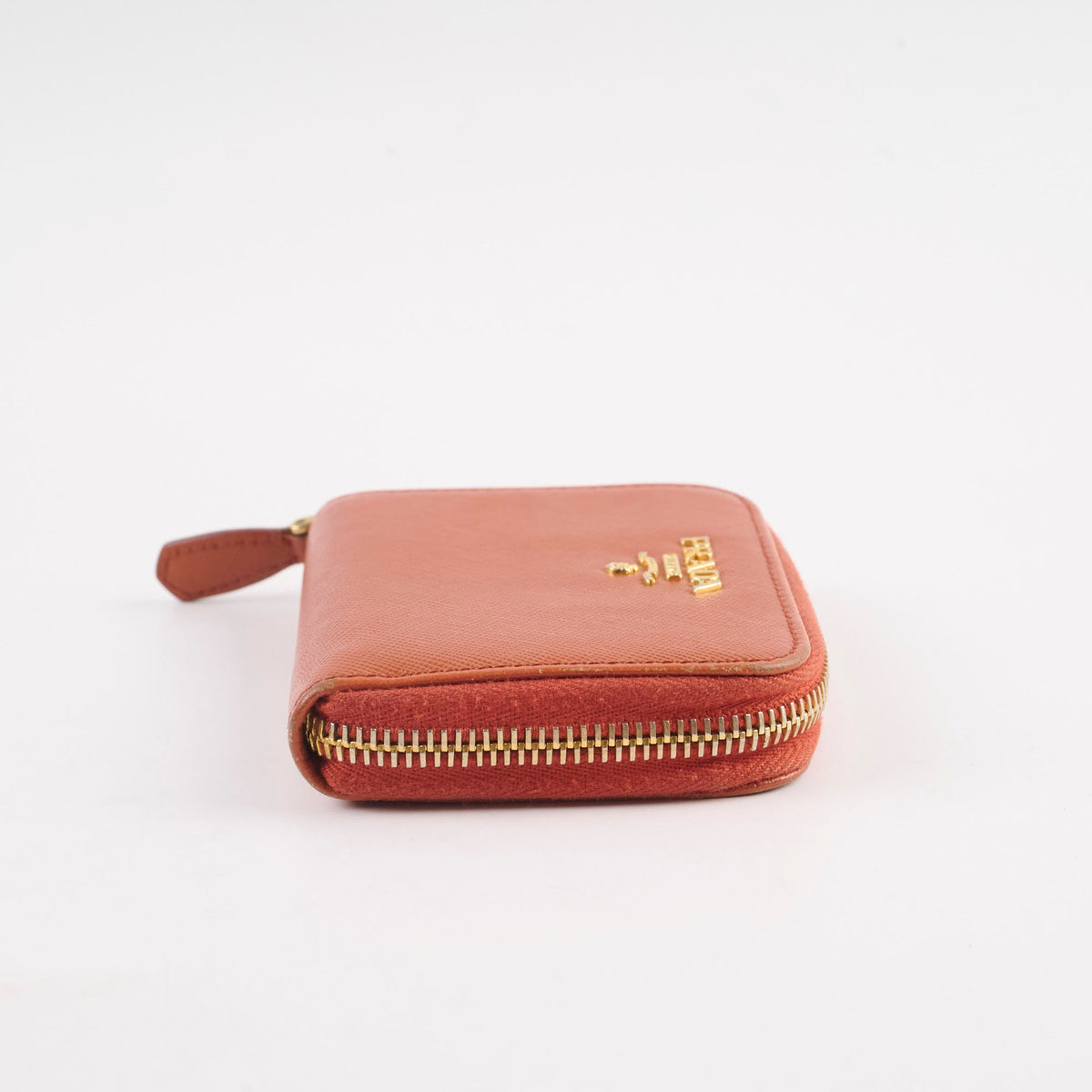 Prada Saffiano Coin Wallet Orange - photo 3