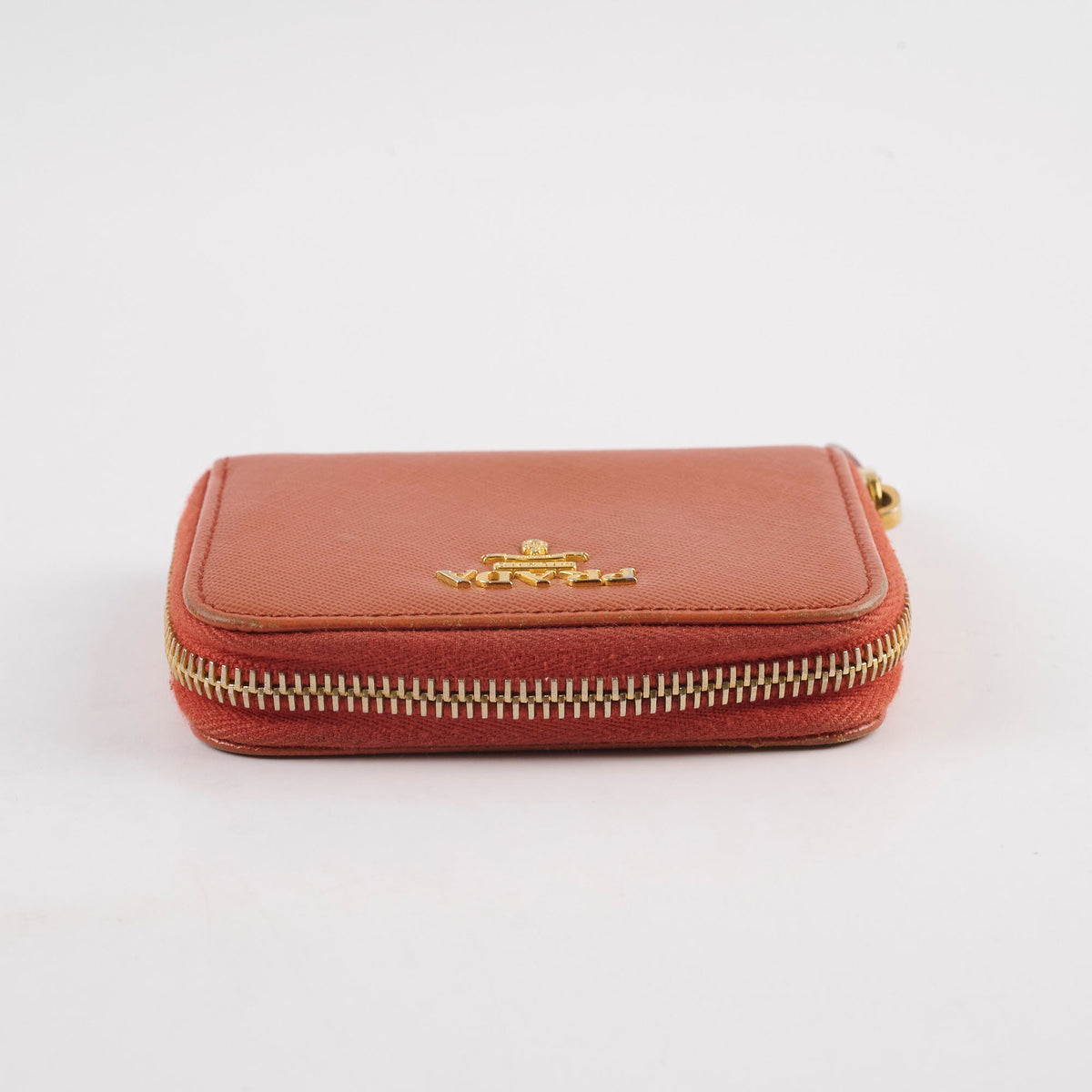 Prada Saffiano Coin Wallet Orange - photo 4