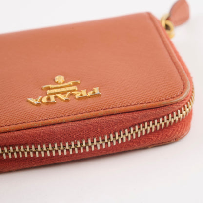 Prada Saffiano Coin Wallet Orange - photo 6