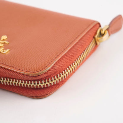 Prada Saffiano Coin Wallet Orange - photo 7