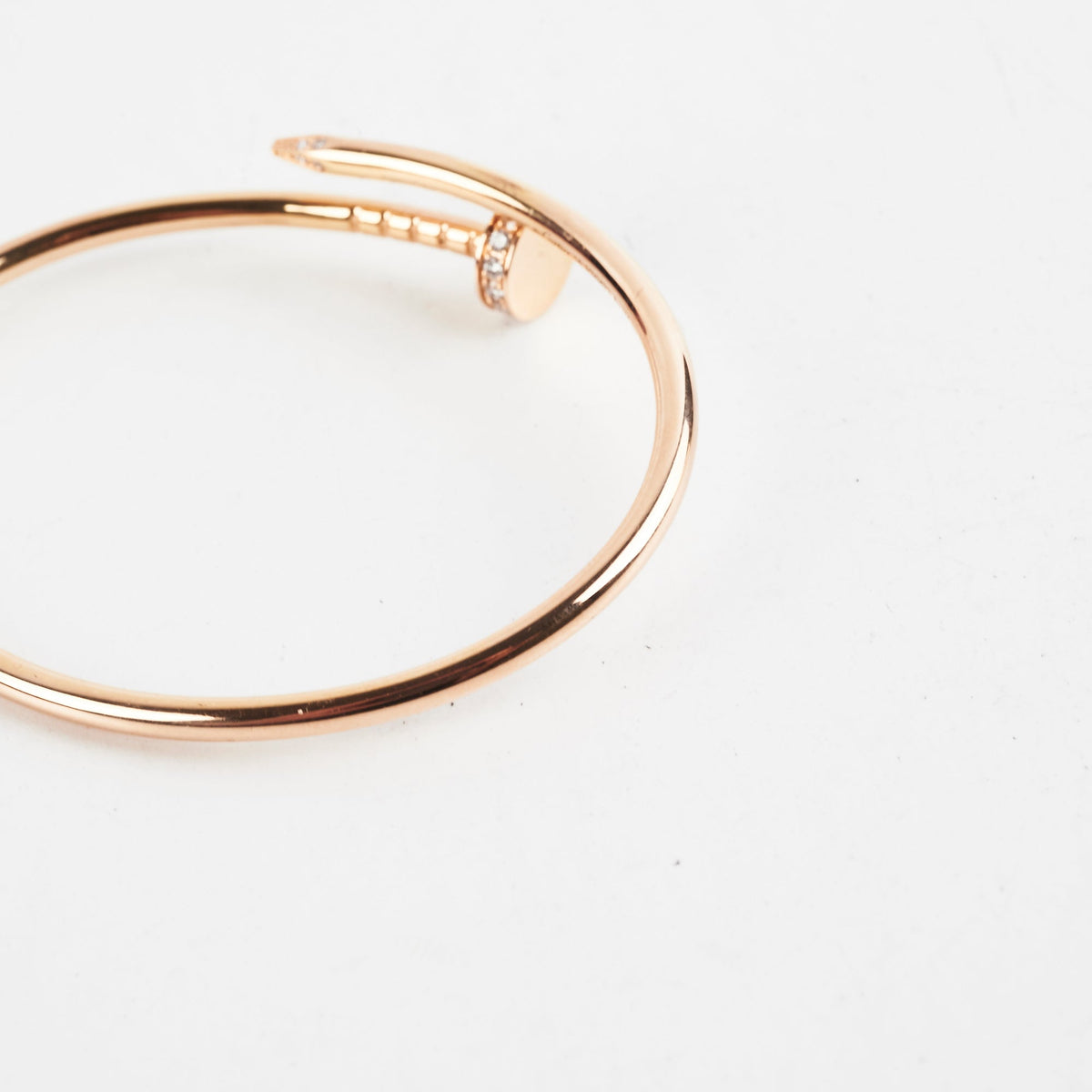Cartier Juste Un Clou Juc Daimonds Pink Gold Size 14 Bracelet 2022 - photo 7