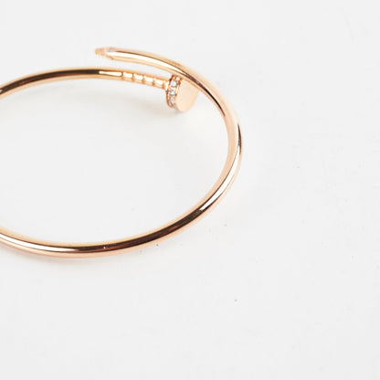 Cartier Juste Un Clou Juc Daimonds Pink Gold Size 14 Bracelet 2022 - photo 7