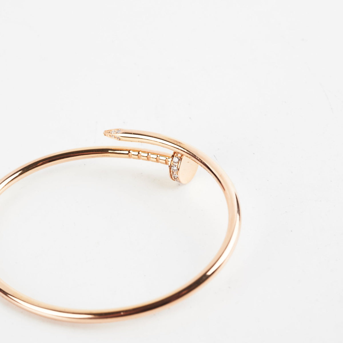 Cartier Juste Un Clou Juc Daimonds Pink Gold Size 14 Bracelet 2022 - photo 6