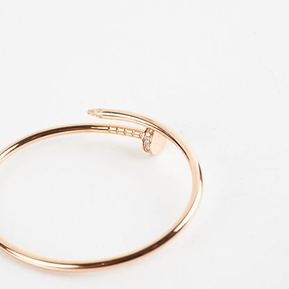 Cartier Juste Un Clou Juc Daimonds Pink Gold Size 14 Bracelet 2022 - photo 6