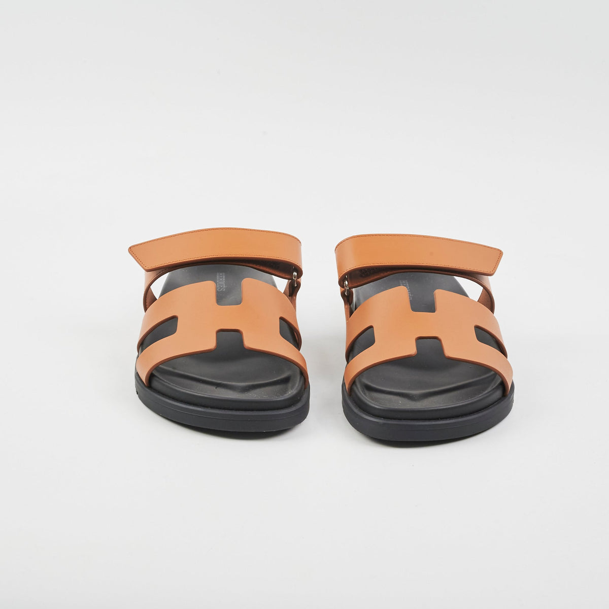 Hermes Chyrpe Leather Sandals (Size 38) - photo 2
