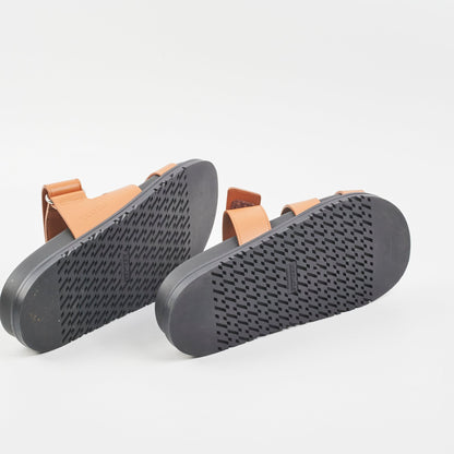 Hermes Chyrpe Leather Sandals (Size 38) - photo 8