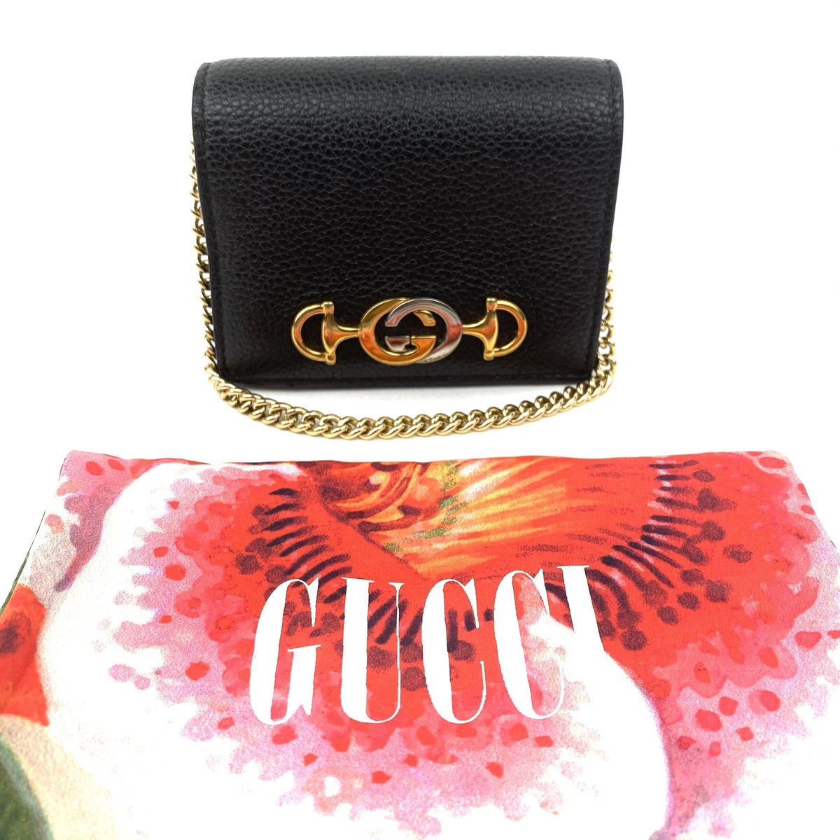 Gucci Zumi Grainy Leather Card Case Wallet - photo 7