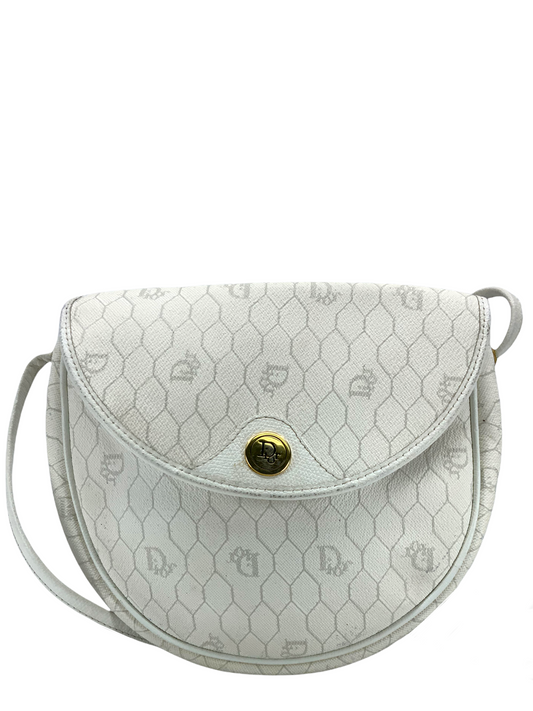 Dior Honeycomb Coated Canvas Monogram Shoulder Bag - photo 1