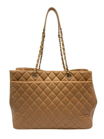 Chanel Calfskin Quilted Large CC Shopping Tote - photo 6