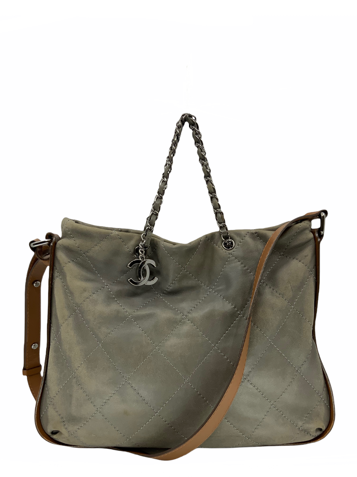 Chanel Quilted Leather Two-Way Tote Bag - photo 1