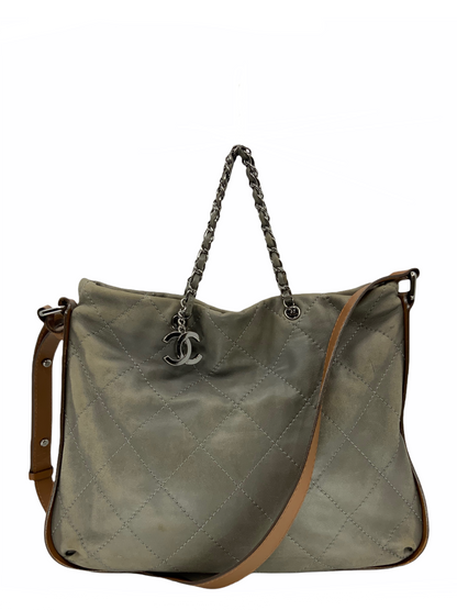 Chanel Quilted Leather Two-Way Tote Bag - photo 1