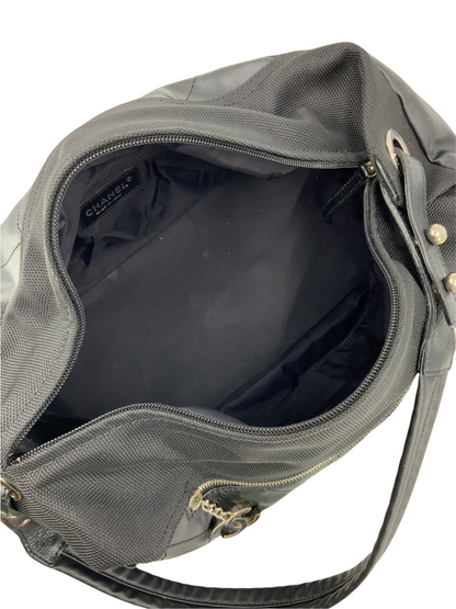 Chanel Quilted Coated Canvas Paris Biarritz Large Shoulder Bag - photo 8
