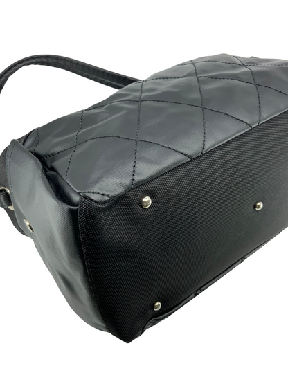 Chanel Quilted Coated Canvas Paris Biarritz Large Shoulder Bag - photo 7
