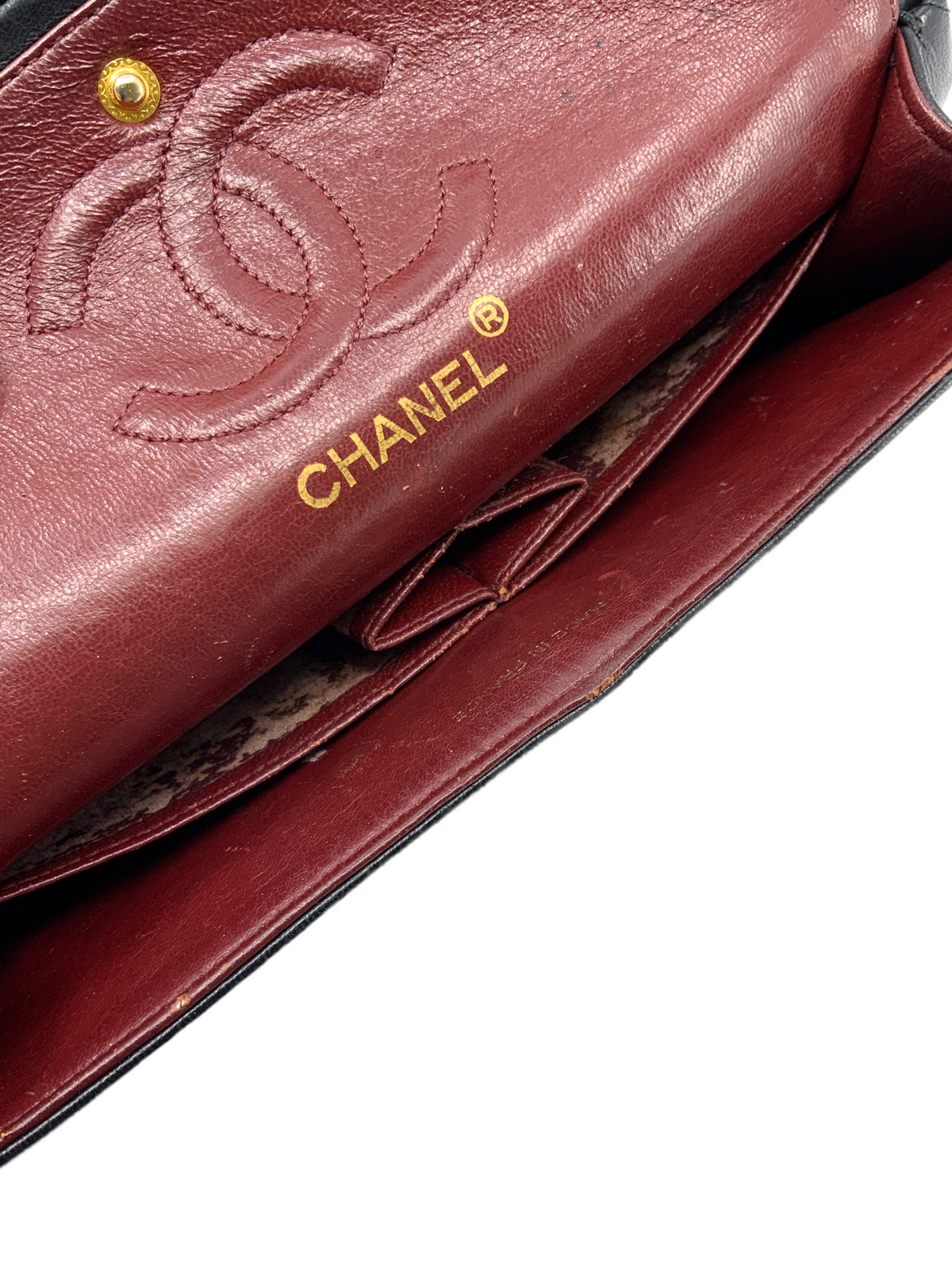 Chanel Vintage Quilted Lambskin Small Classic Double Flap Bag - image 10