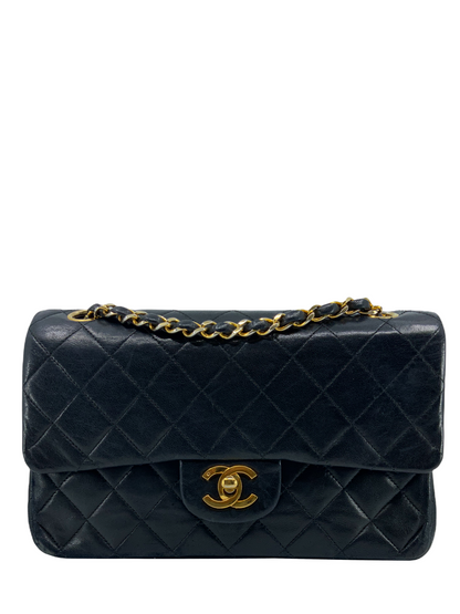 Chanel Vintage Quilted Lambskin Small Classic Double Flap Bag - image 1