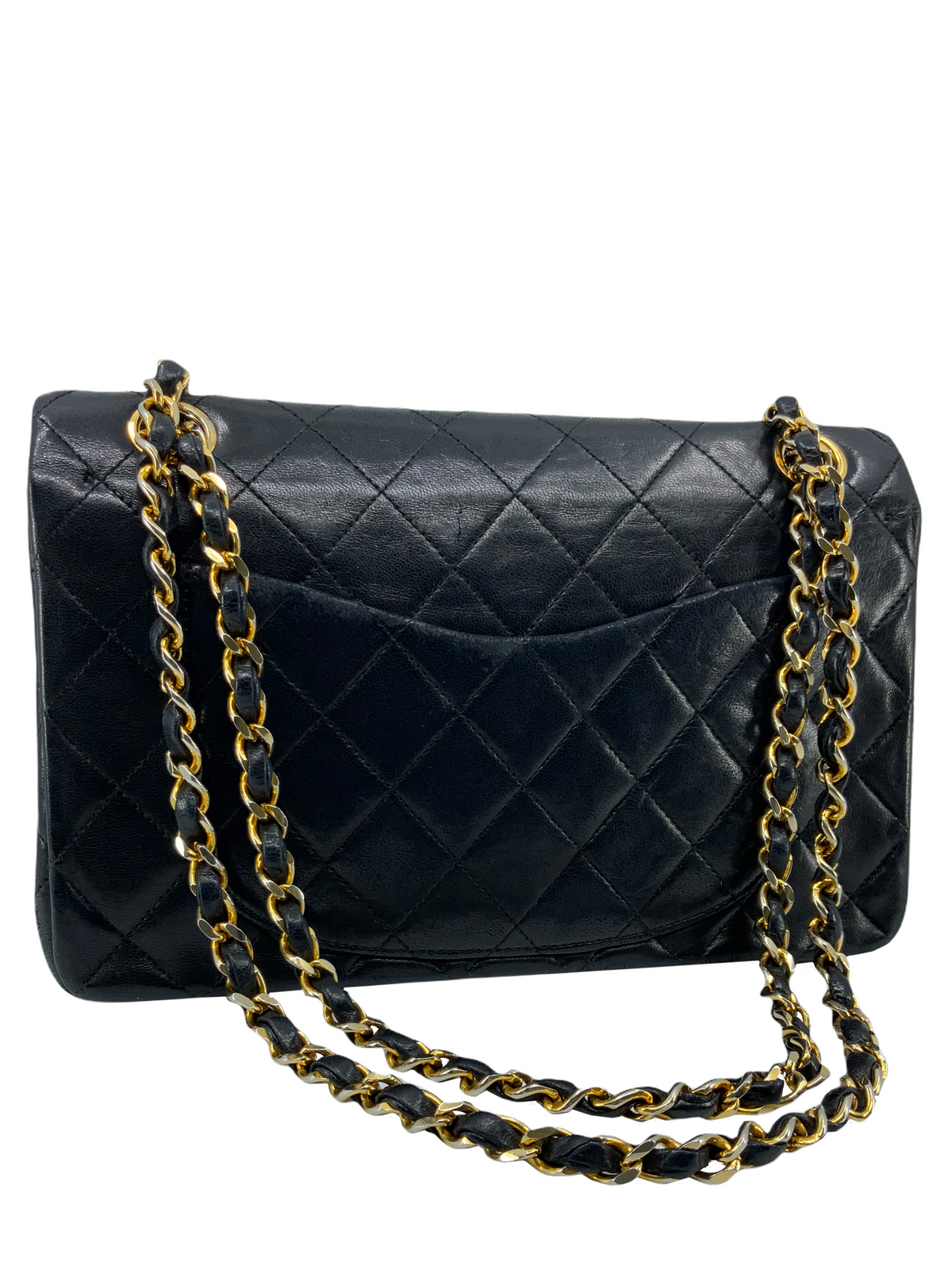 Chanel Vintage Quilted Lambskin Small Classic Double Flap Bag - image 6
