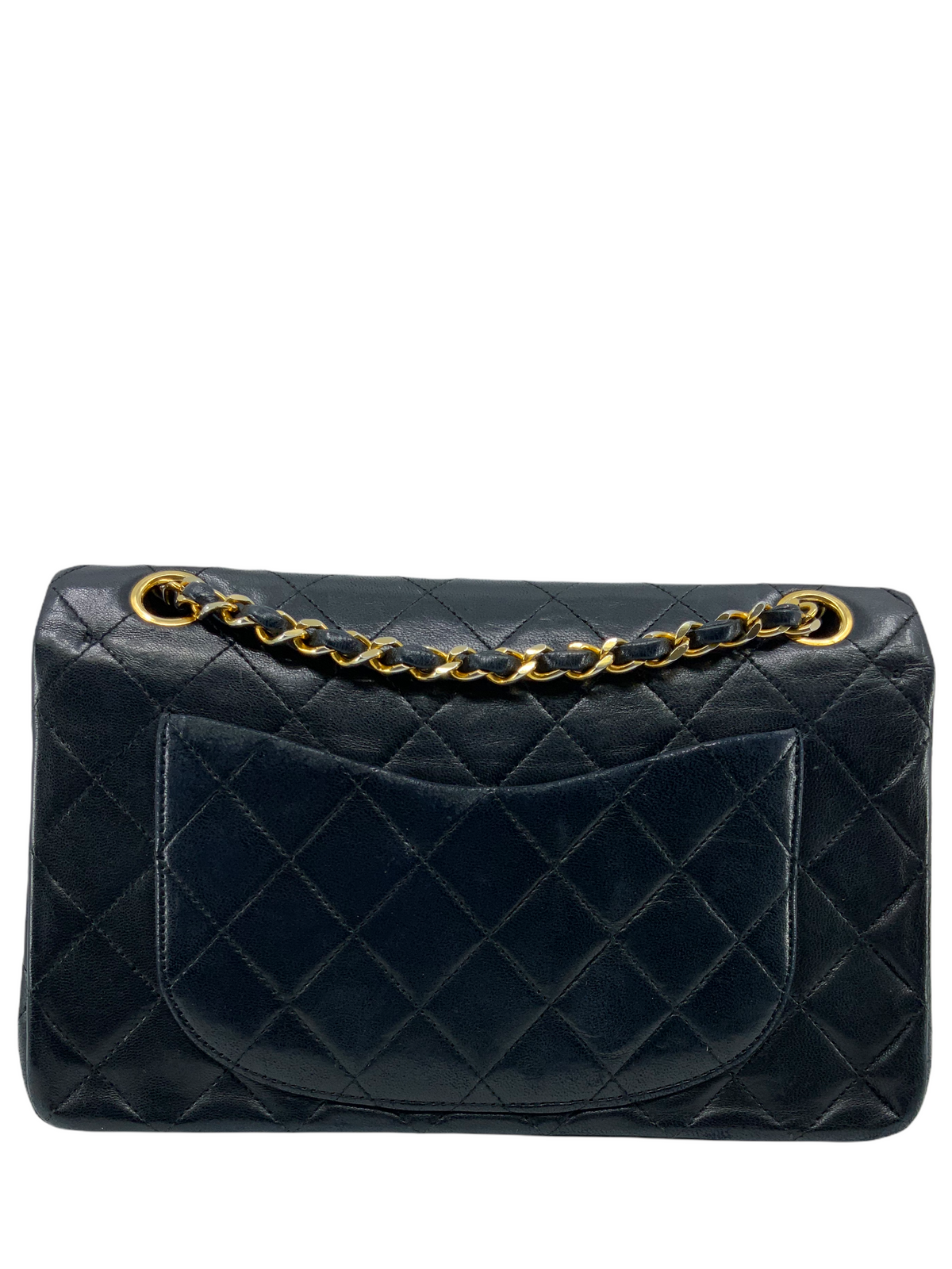 Chanel Vintage Quilted Lambskin Small Classic Double Flap Bag - image 4