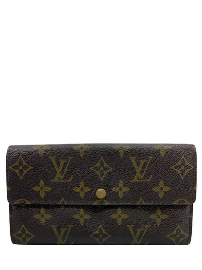 Louis Vuitton Monogram Canvas Long Flap Wallet - photo 1