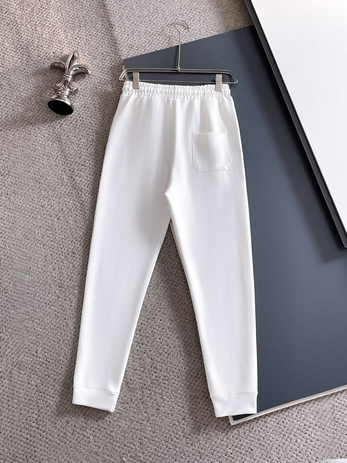 Prada Linea Rossa Tracksuit Set - White Technical Knit Stripe Zip Jacket & Pants - photo 5