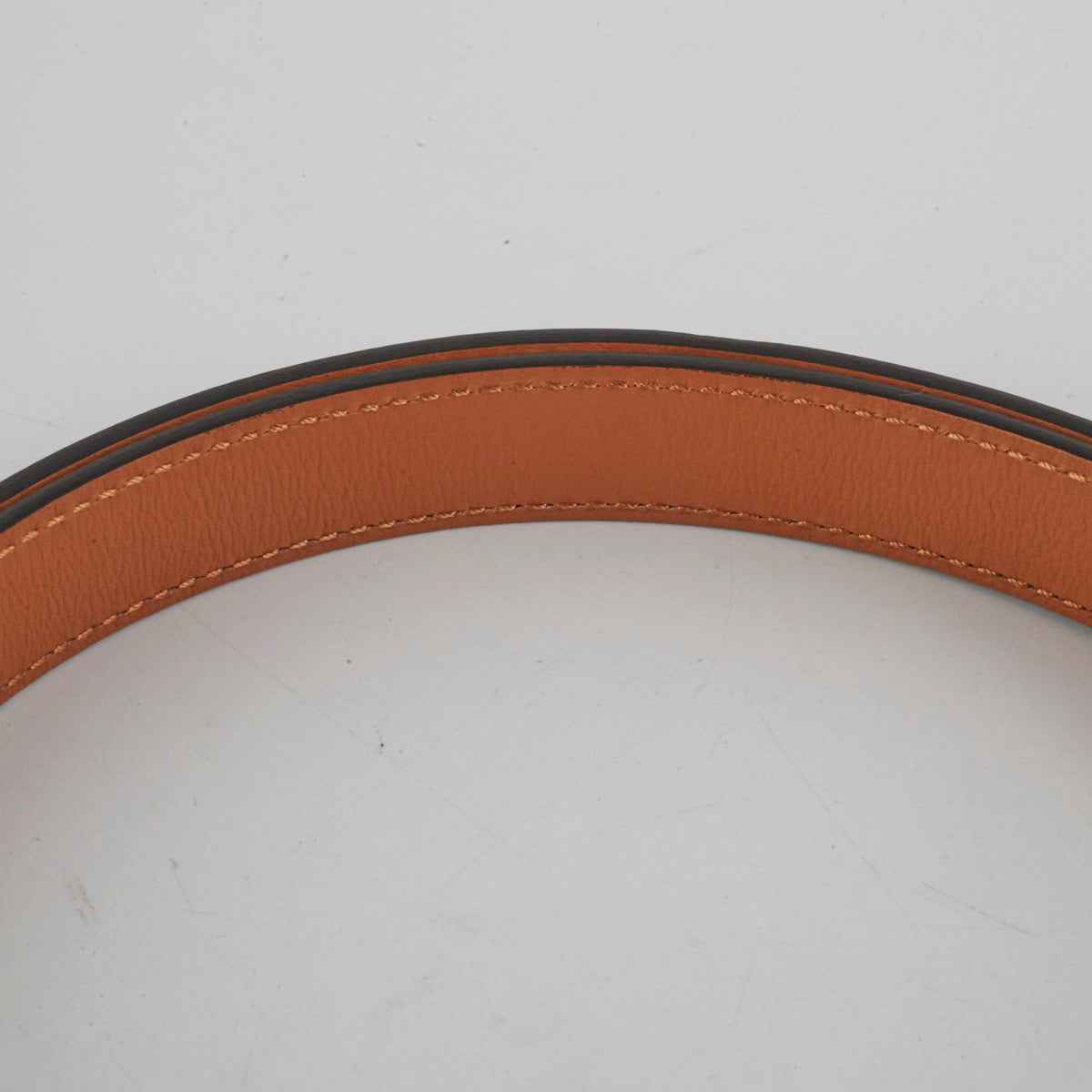 Hermes Kelly 18 Belt Nata/Orange - B Stamp - photo 5