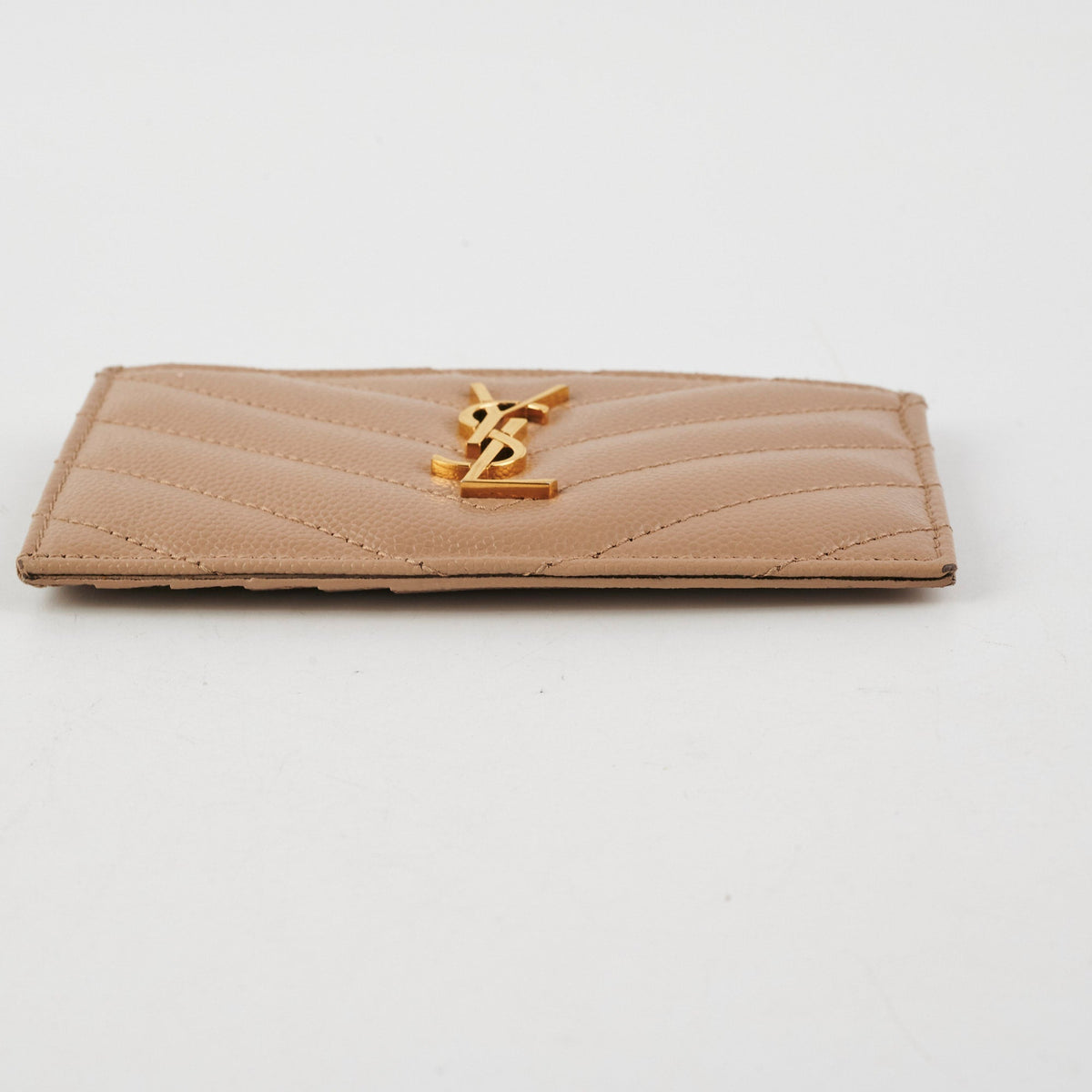 Saint Laurent Beige Zip Card Holder - photo 4