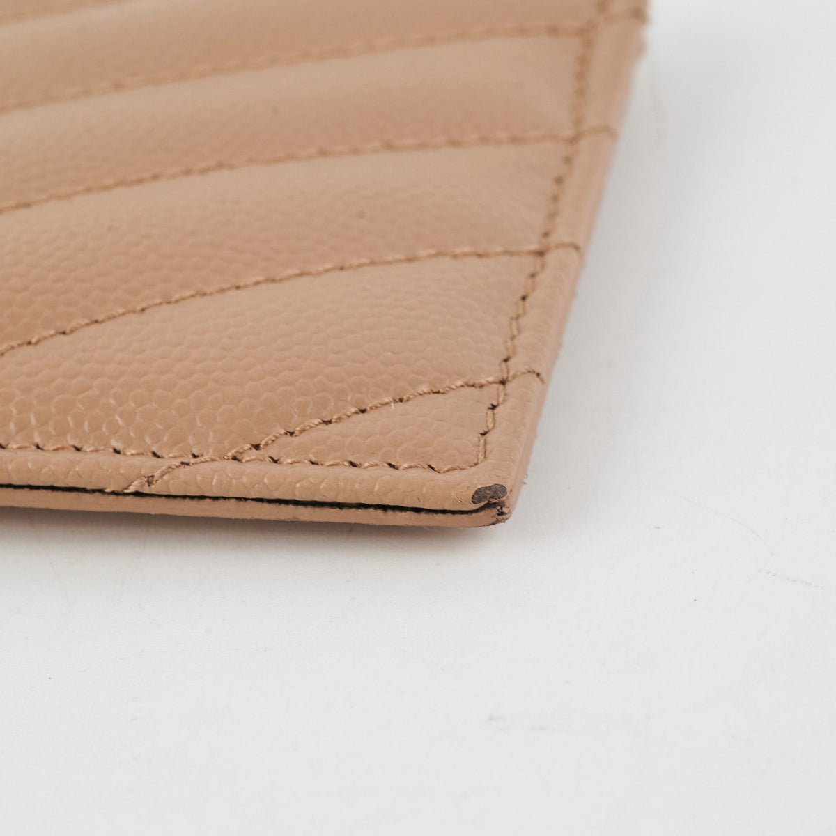 Saint Laurent Beige Zip Card Holder - photo 7