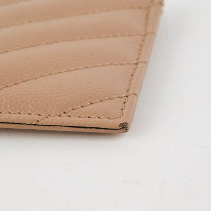 Saint Laurent Beige Zip Card Holder - photo 7