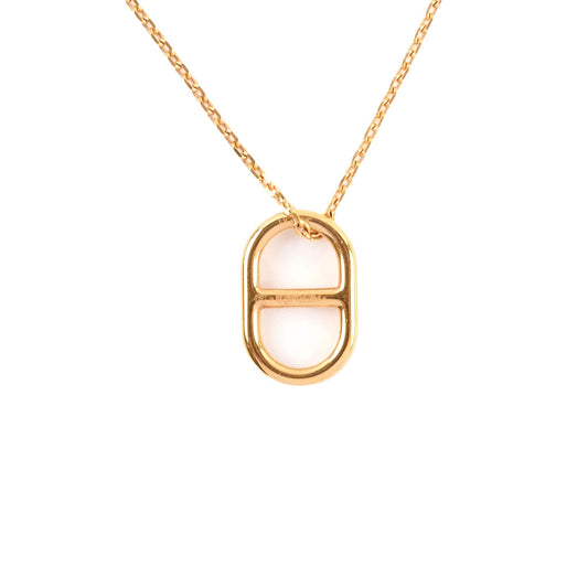 Hermes O/Maillon Necklace Rose Gold - photo 1