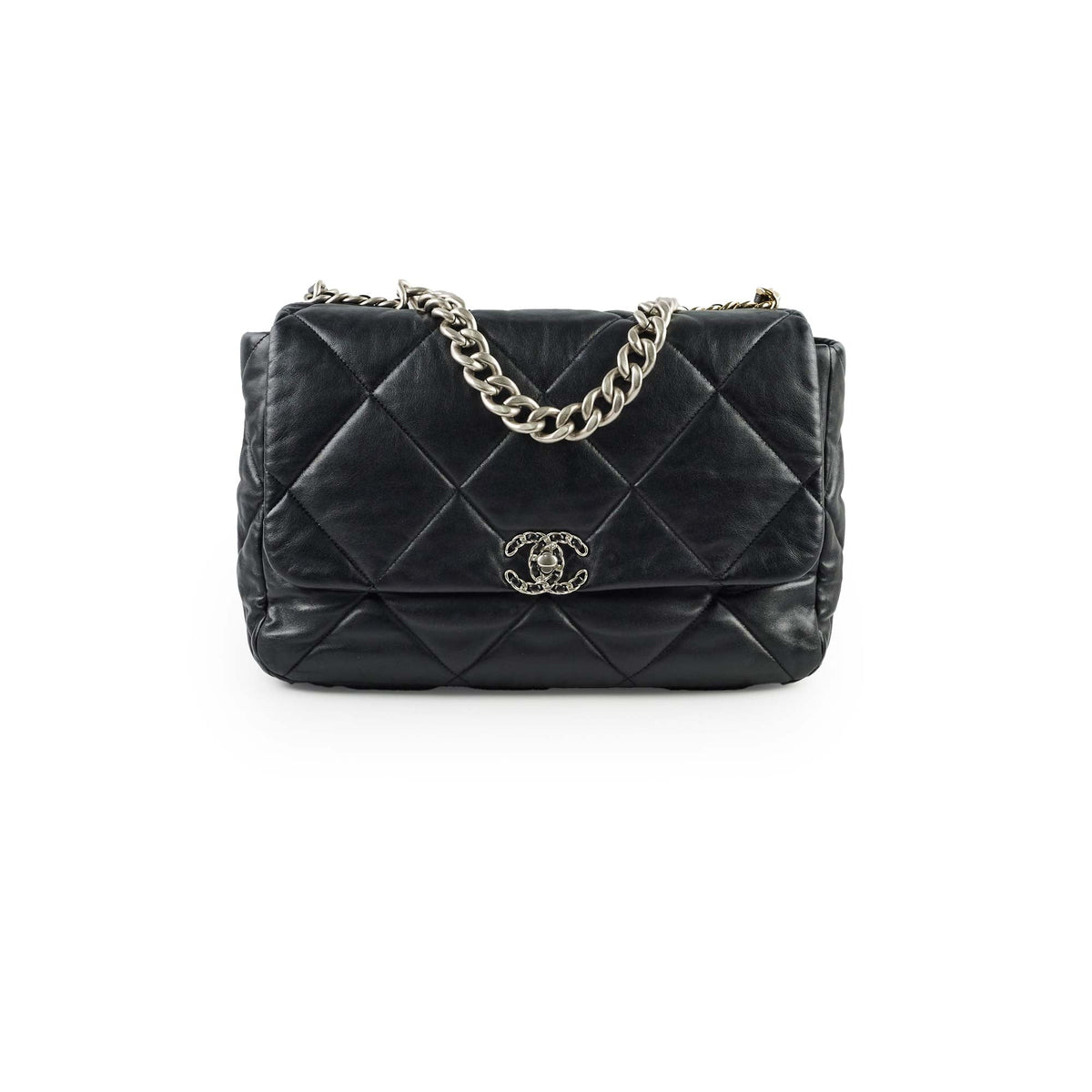 Chanel 19 Large Black Microchip - photo 1